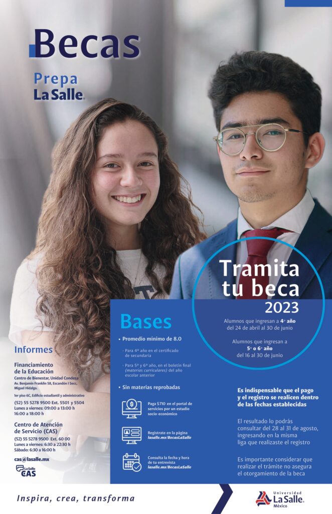 Proceso De Becas 2023 Abierto Prepa La Salle Sta Teresa